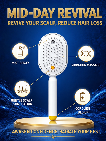 ✨ 2026 Upgraded 4-in-1 Steam Hair & Scalp Massager – Straighten, Detangle & Reduce Frizz